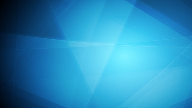Bright blue tech shapes background. Video animation HD 1920x1080