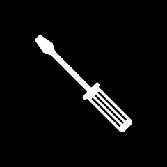 The screwdriver icon. Settings symbol. Flat