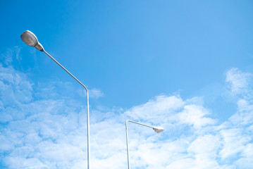 Street lamp in the sky