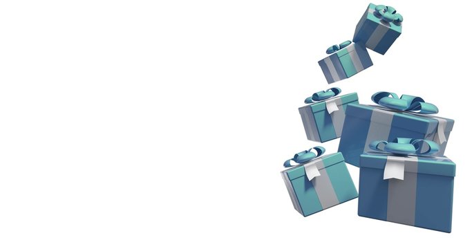 Animation gift boxes