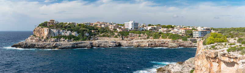 Fototapeta na wymiar XXX - Panorama Küste von Cala Figuera - Mallorca