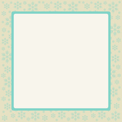 Vector Vintage Merry Christmas Frame.