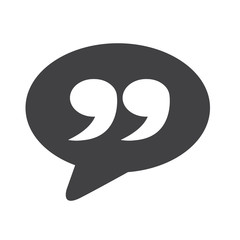 Blockquote sign icon Illustration