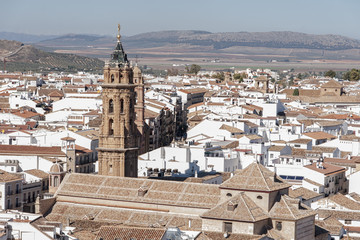 Obraz premium Vistas de la ciudad monumental de Antequera en la provincia de Málaga, Andalucía