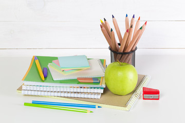 Naklejka premium School supplies