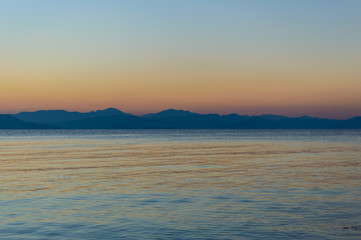 Sea sunset