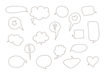 Doodle speech bubble