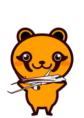 飛行機を持った動物シリーズ