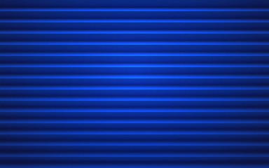 Blue striped wall texture - horizontal background