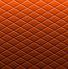 Fototapeta na wymiar Orange rhombus texture - square background