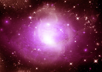 galaxy in a free space