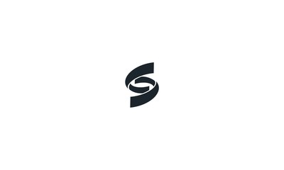 letter s or sc crative logo design - obrazy, fototapety, plakaty