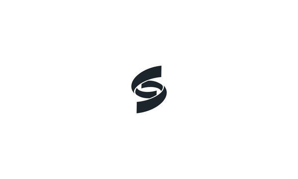 letter s or sc crative logo design