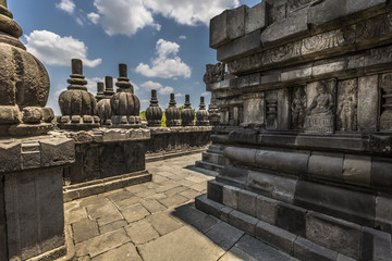 Prambanan temple near Yogyakarta on Java island, Indonesia