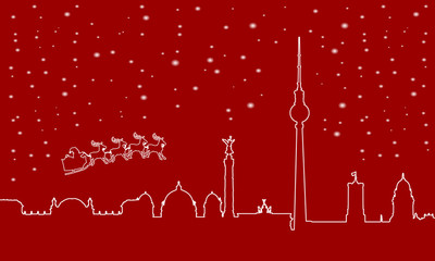 Weihnachtskarte - Berlin