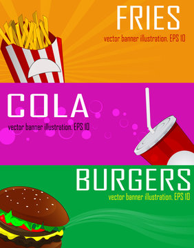 fast food vector illustration