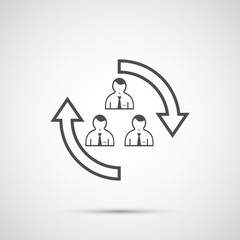 People vector design. 3 man icon