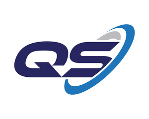 QS Letter Swoosh Media Technology Logo