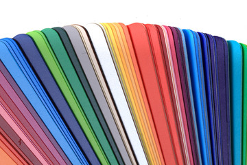 detail of color palette