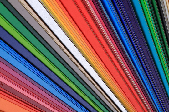 detail of color palette