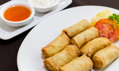 deep fried spring rolls