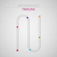 vector abstract 3d paper infographic elements