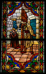 Stained Glass in the Cathedral of Leon, Spain