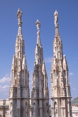 Fototapeta na wymiar Milan Cathedral (Duomo di Milano), Italy