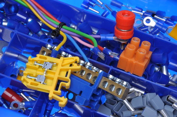 Electrical component kit used in electrical installations