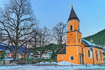 Obraz premium Exterior view of the Chapel of St. Sebastian