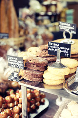 cookies on the counter