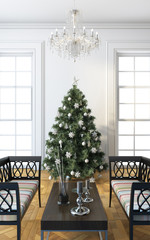 Christmas Tree in The Living Room