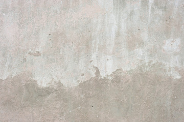 The gray concrete wall stained whitewash - obrazy, fototapety, plakaty