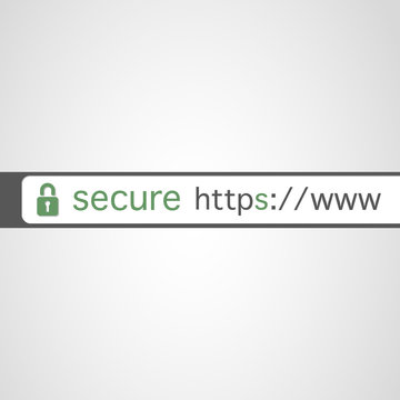 Browser Address Bar with Https Protocol
