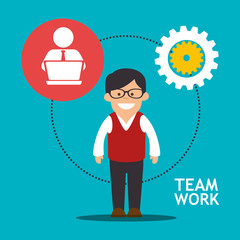 Business teamwork and leadership 