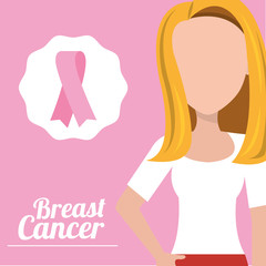 Obraz na płótnie Canvas Breast cancer campaign