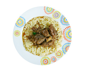 Kusksu - Couscous with Spicy Beef