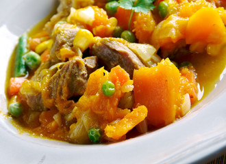  Pumpkin pork stew