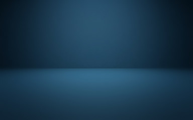 Vignette Dark Blue Studio Background