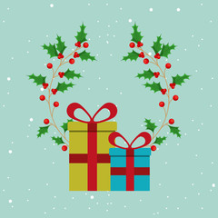 happy merry christmas design 