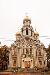 Fototapeta na wymiar Romanov's church in Vilnius
