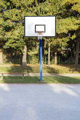 Obraz premium Outdoor basketball court
