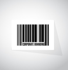 Corporate Branding barcode sign concept