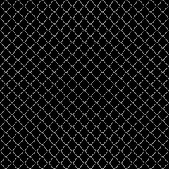 Seamless mesh netting on black background.