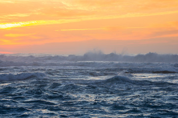 The coast of Atlantic ocean