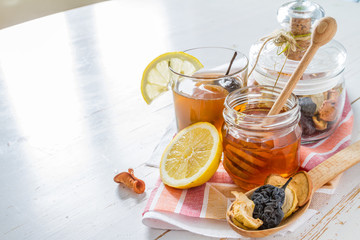 Uzvar and ingredients