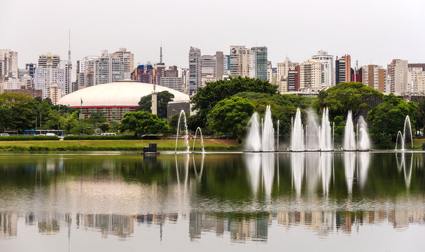 Ibirapuera Park In Sao Paulo