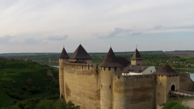 The Khotyn Fortress  is a fortification complex located on the right bank of the Dniester River in Khotyn, Chernivtsi Oblast (province) of western Ukraine.