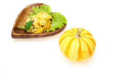 南瓜と南瓜サラダ