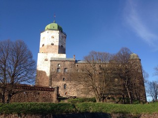 Swedish Medieval fortress in Vyborg, Russia